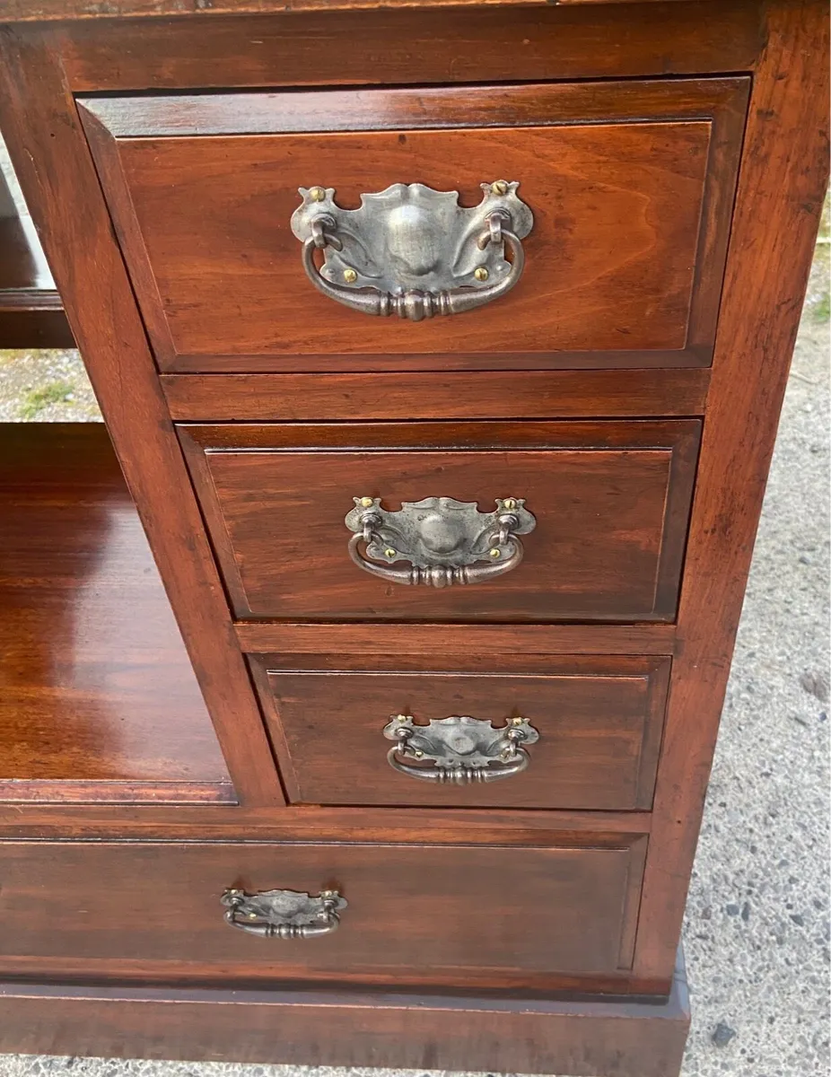 Victorian Scottish walnut dresser - Image 4