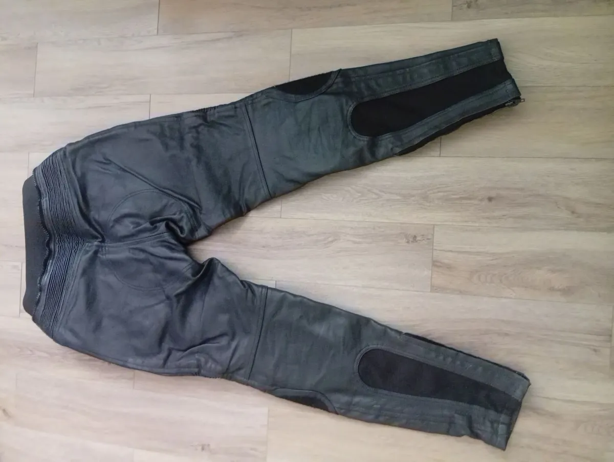 New Genuine Leather Motorcycle Trousers/Pants - Image 3