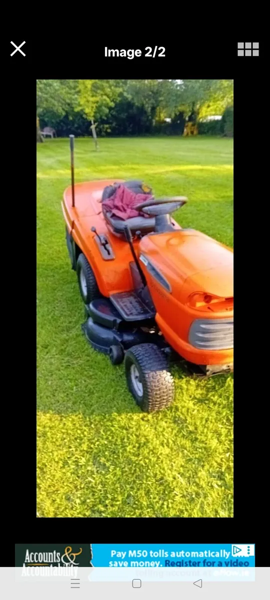 Ride on lawnmower - Image 1