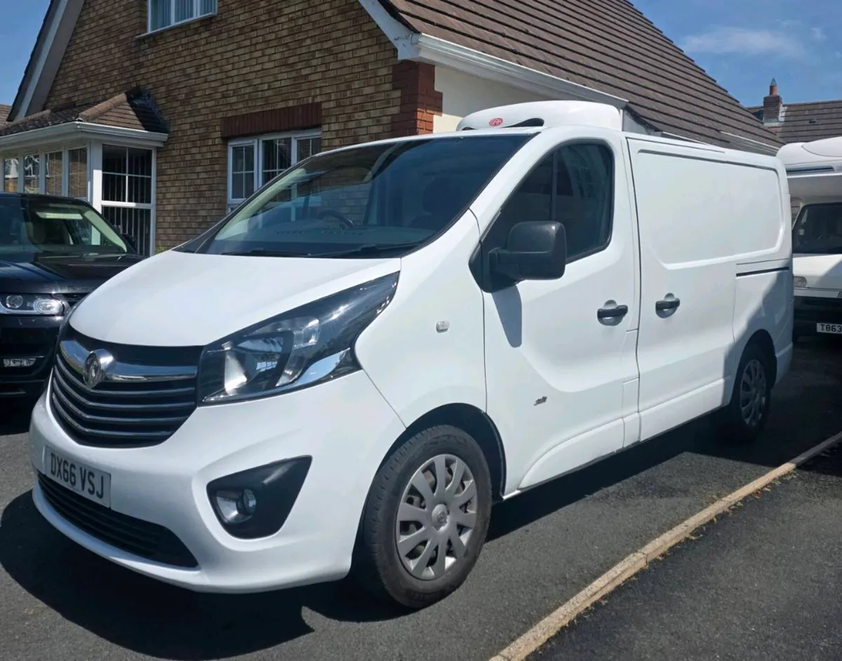 Vauxhall Vivaro fridge van - Image 1