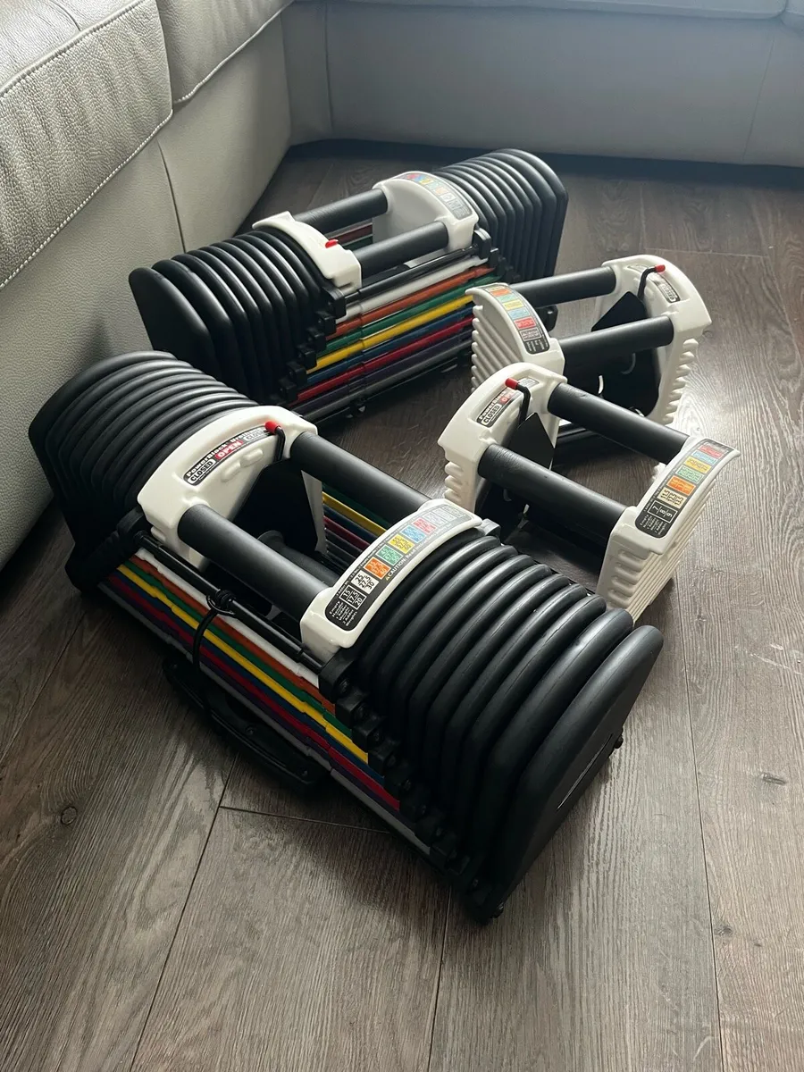 Powerblock 55kg adjustable dumbbells - Image 4