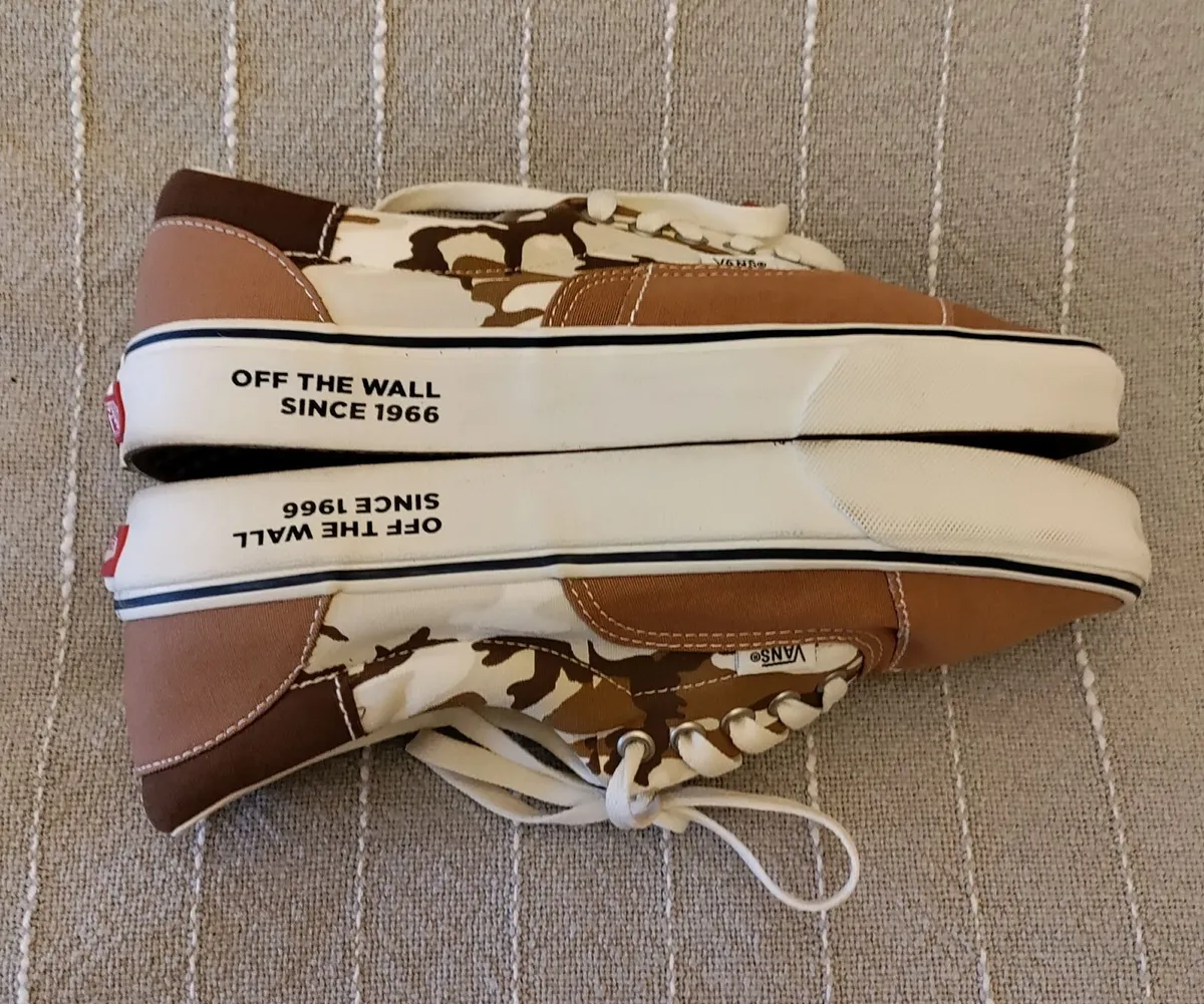 Vans Camo trainers 8uk - Image 3