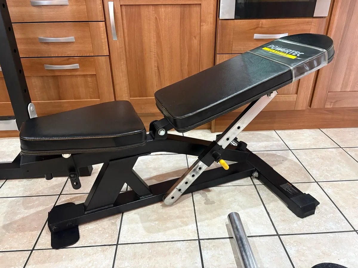 HEAVY DUTY 350KG RATED GYM POWER RACK SET!!! - Image 4