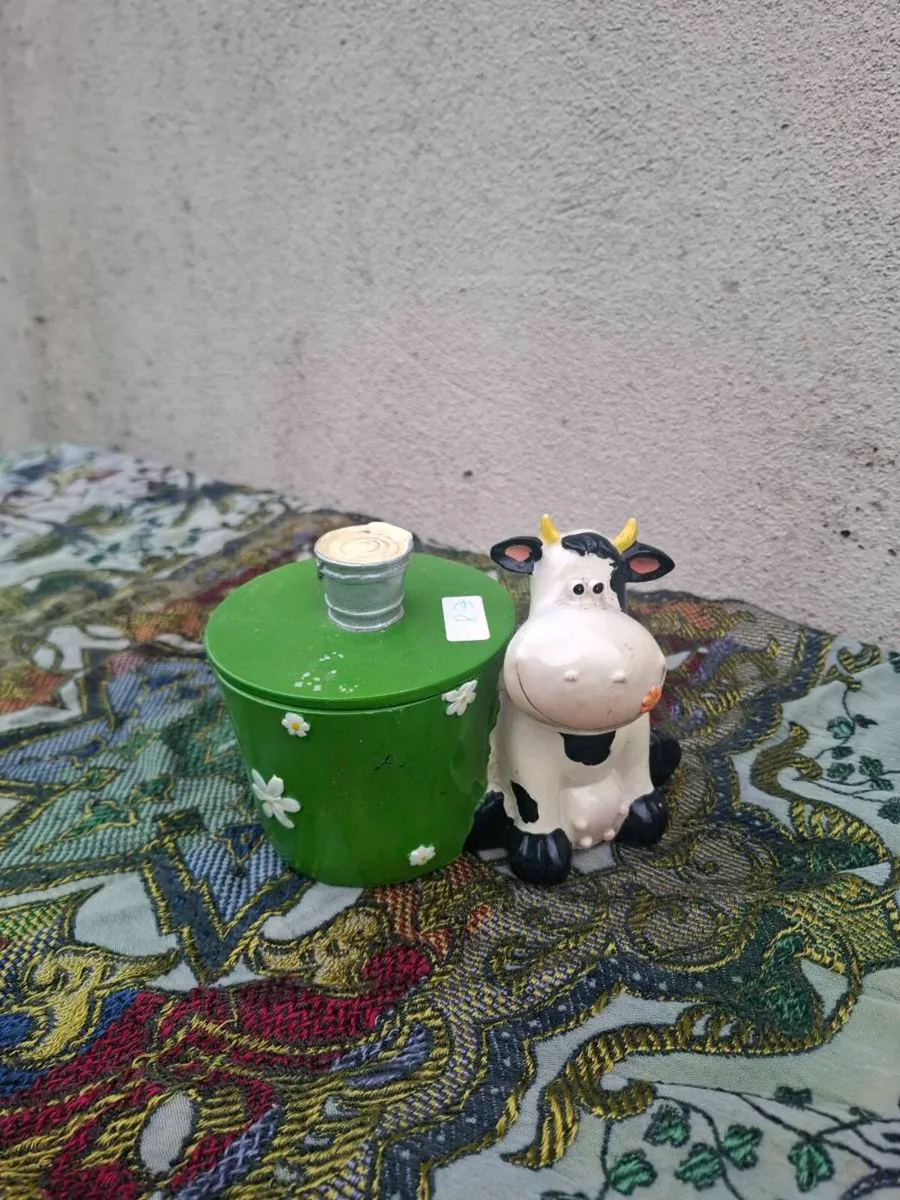 Cow sugar bowl postage possible - Image 1