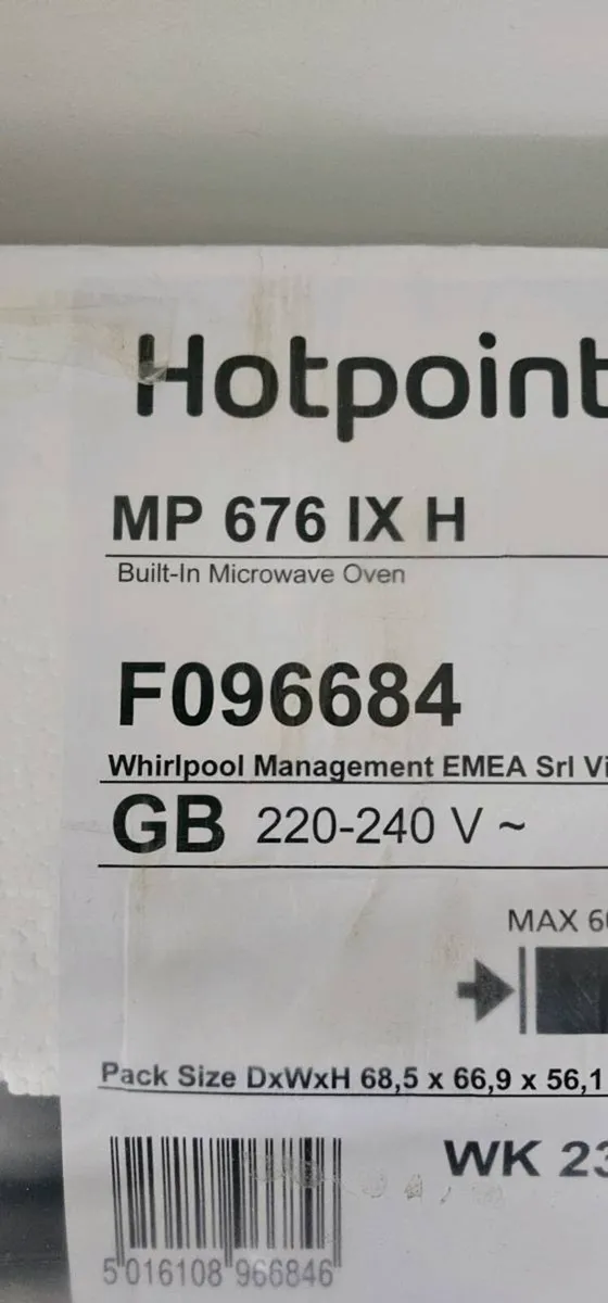 Microwave new built in model - Image 1