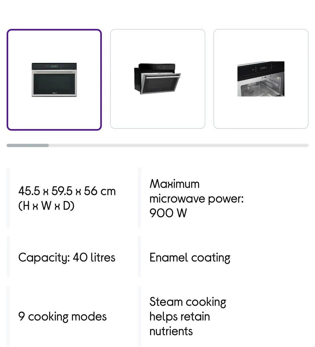 Microwave new built in model - Image 2
