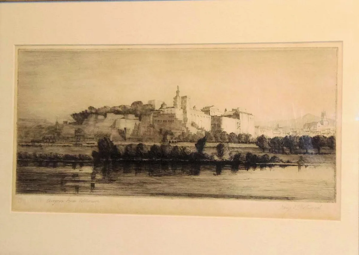 Percy J Westwood Vintage Etching Signed - Image 1