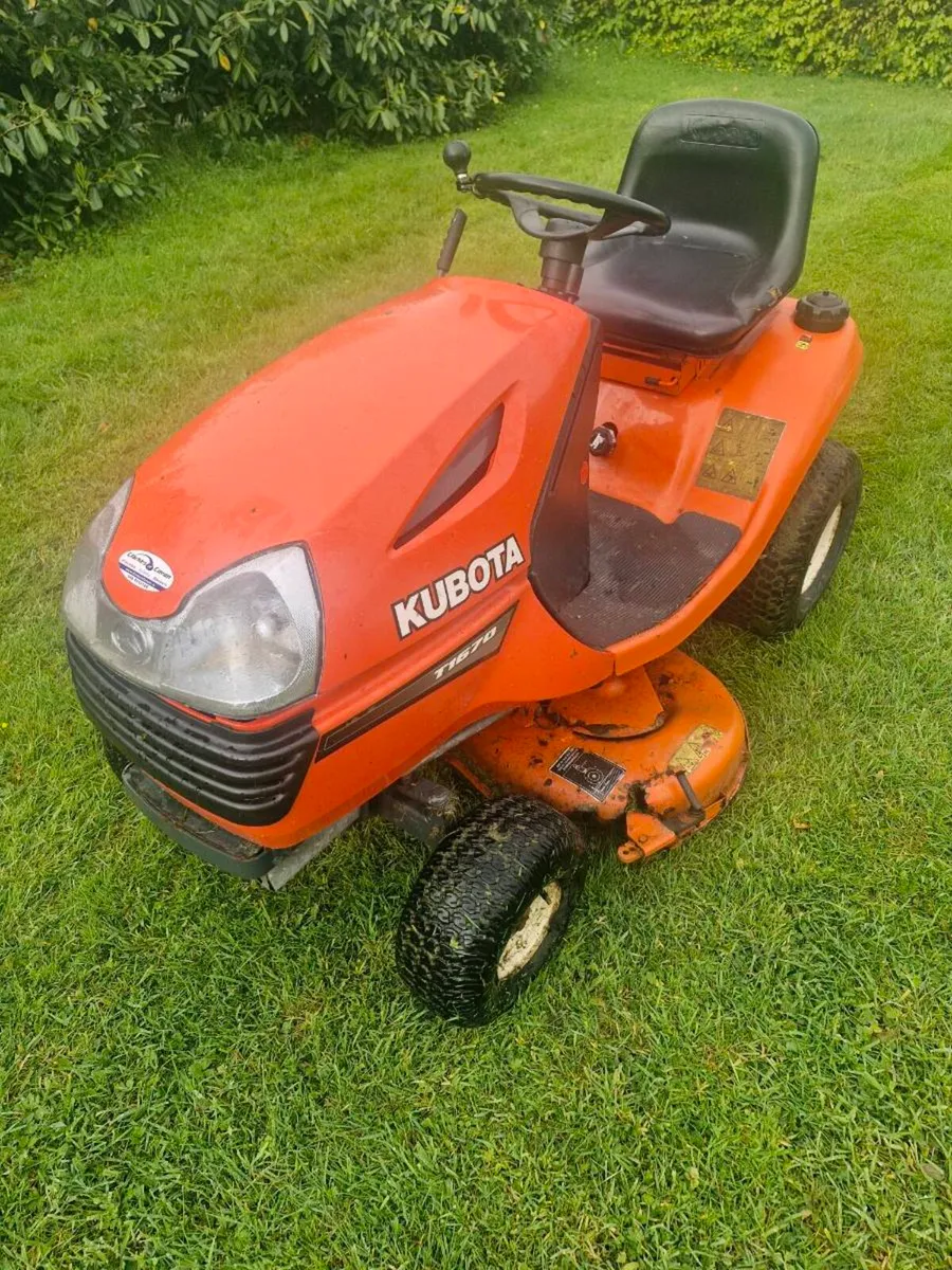 Kubuto T1670 ride on mower Delivery available - Image 1