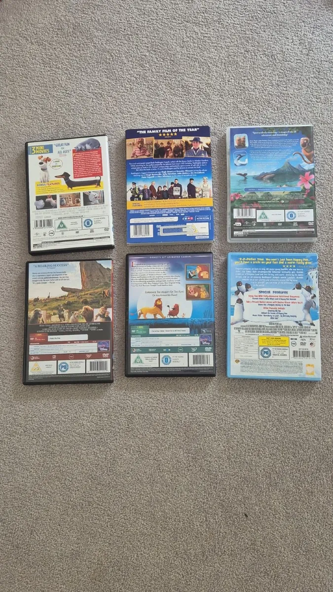 6 Children's DVDs Bundle - Image 2