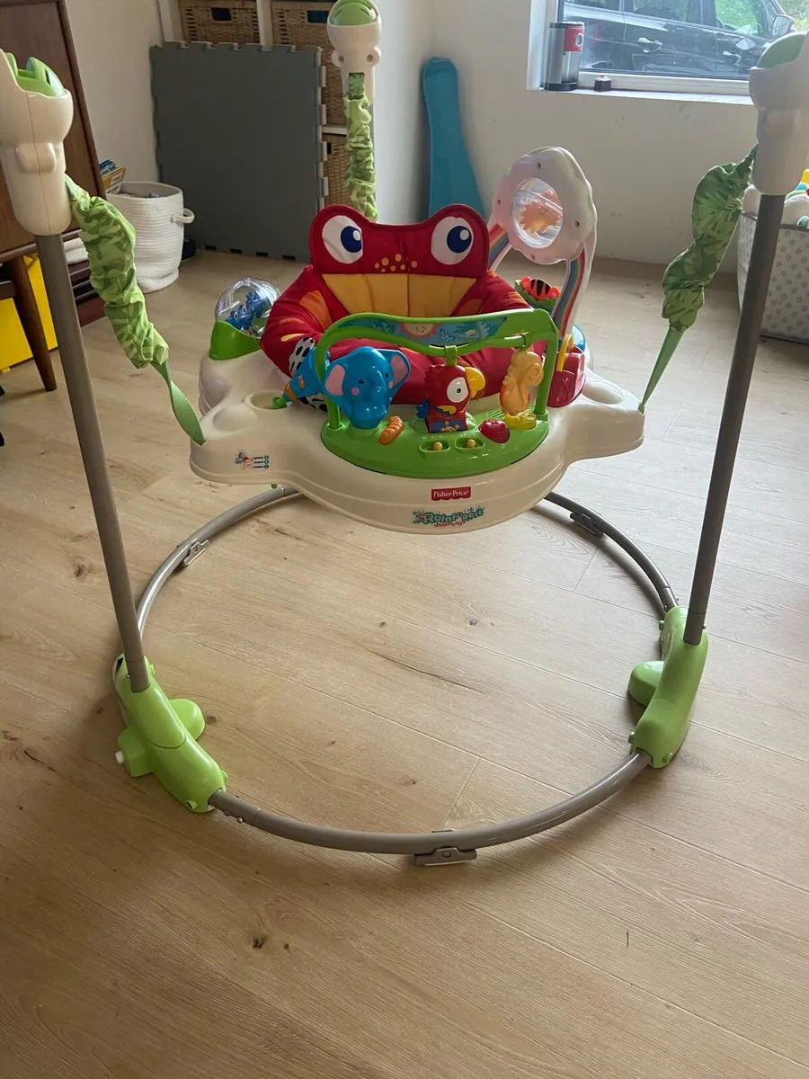Fisher price rainforest jumperoo - Image 1