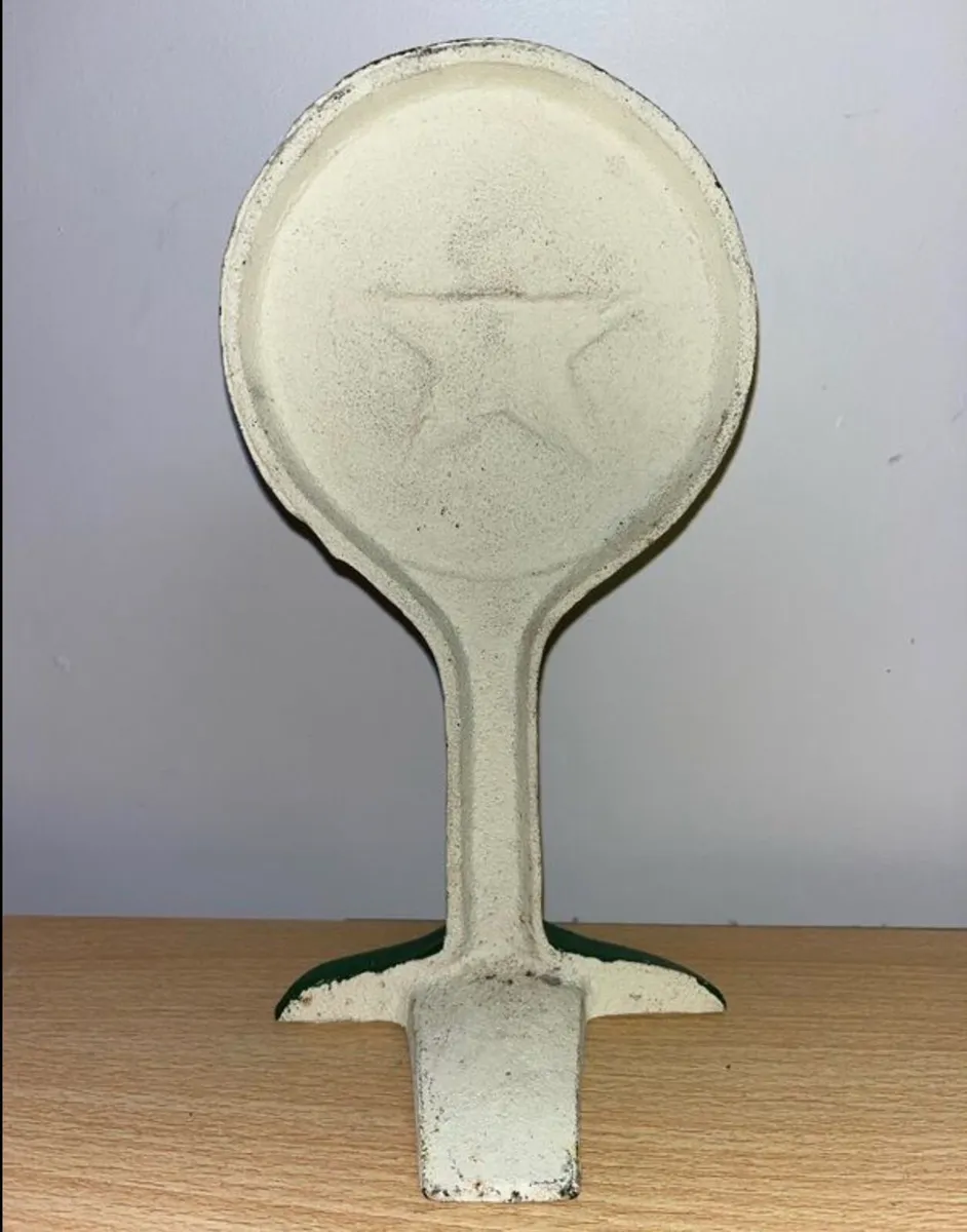 Vintage Texaco Cast Iron Door Stop - Image 2