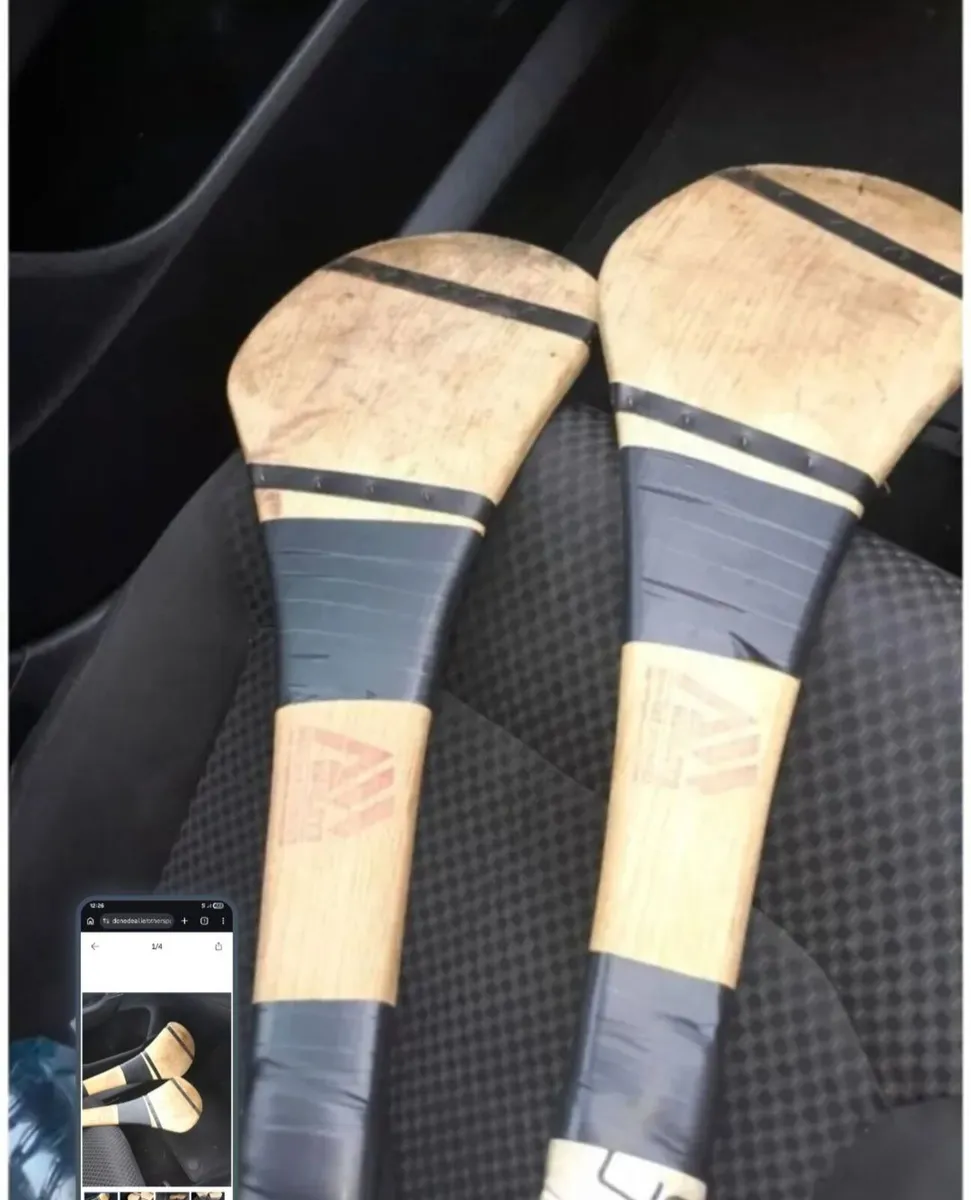 Two 35 inch hurleys - Image 2