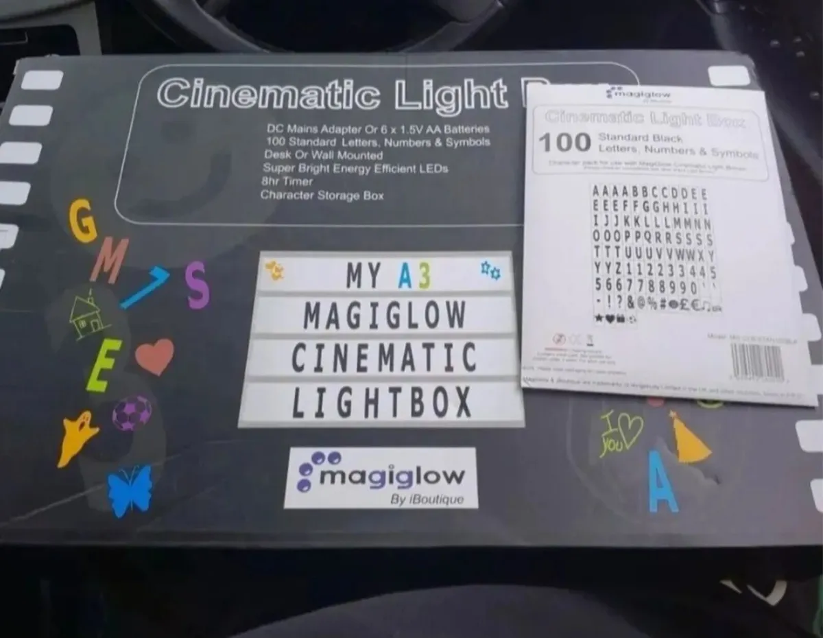 Cinematic Light Box For Sale. - Image 1