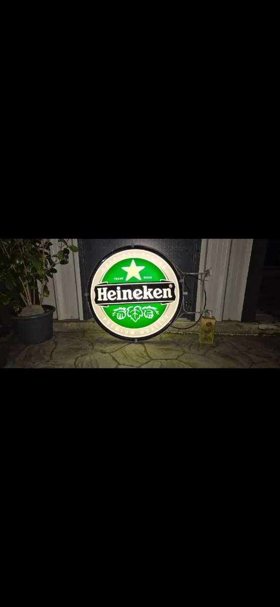 Heineken Projecting Sign