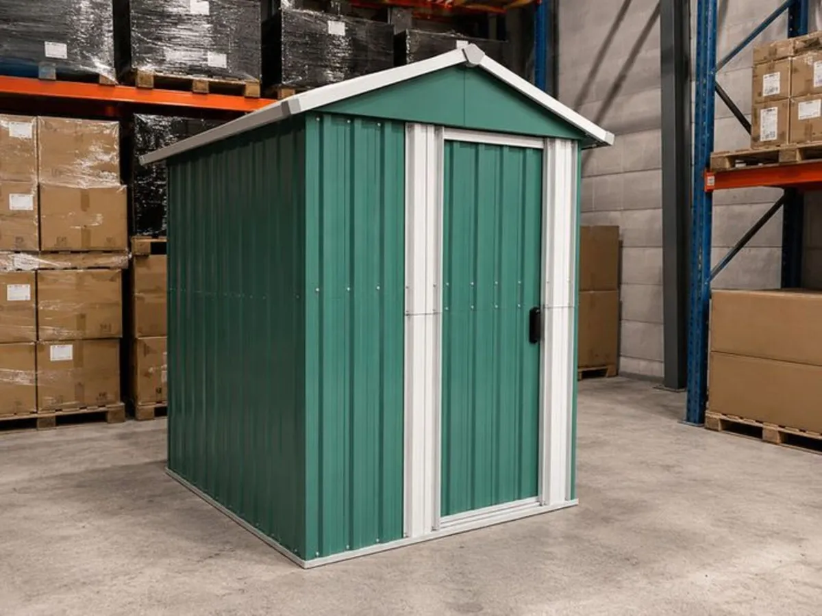 Metal Garden Storage shed Free delivery - Image 1