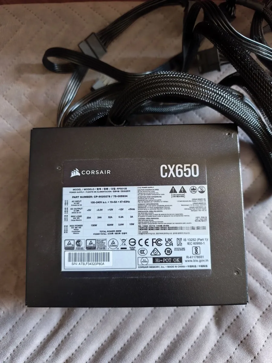 Corsair CX650 Bronze Power Supply - Image 2