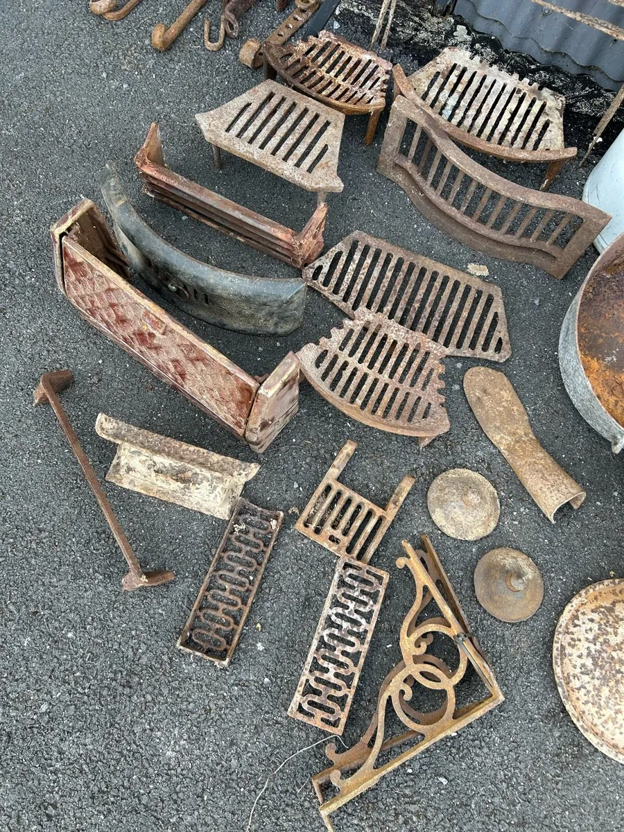Antique fire fronts & grids - Image 3