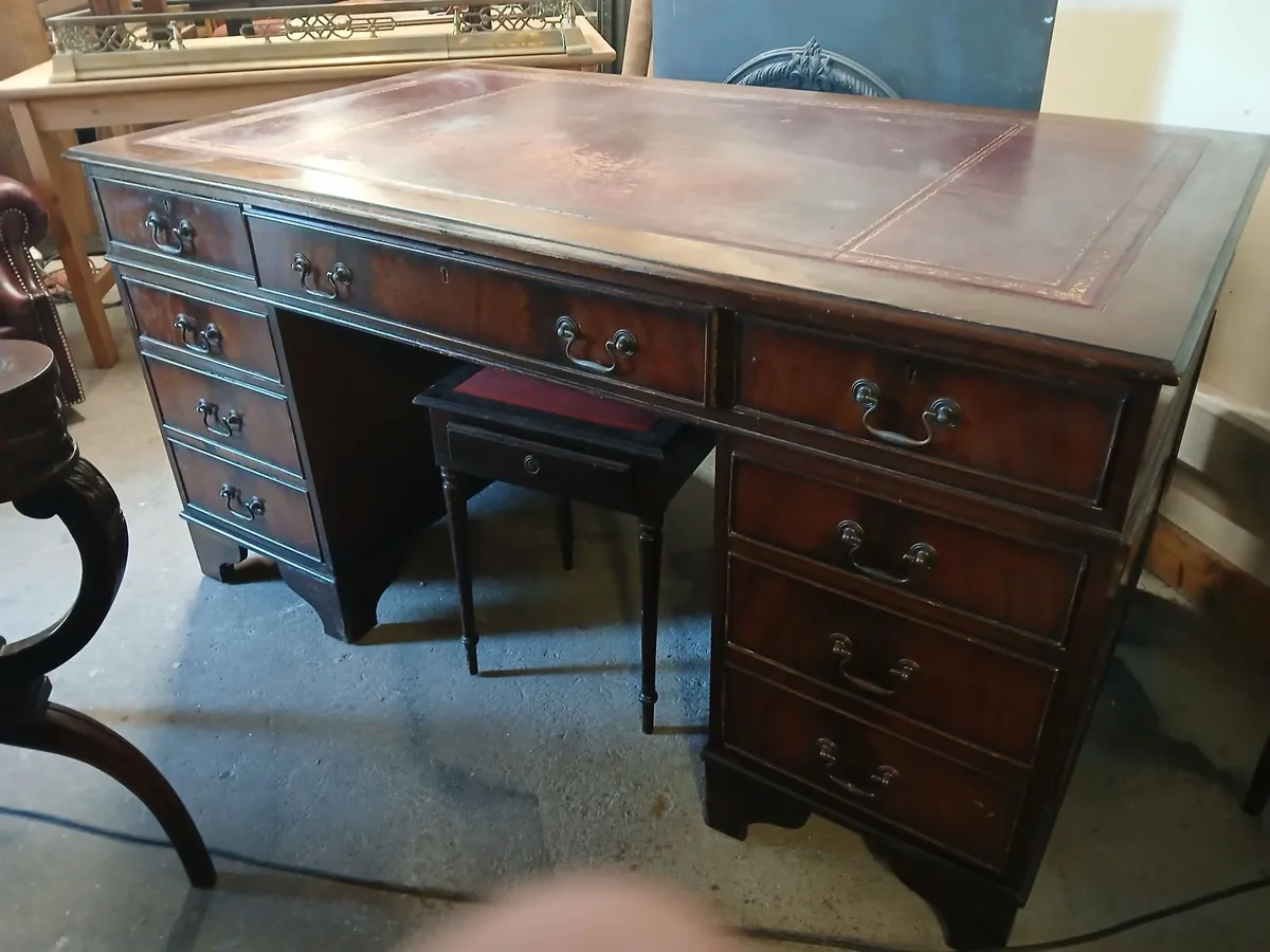 antique partner desk