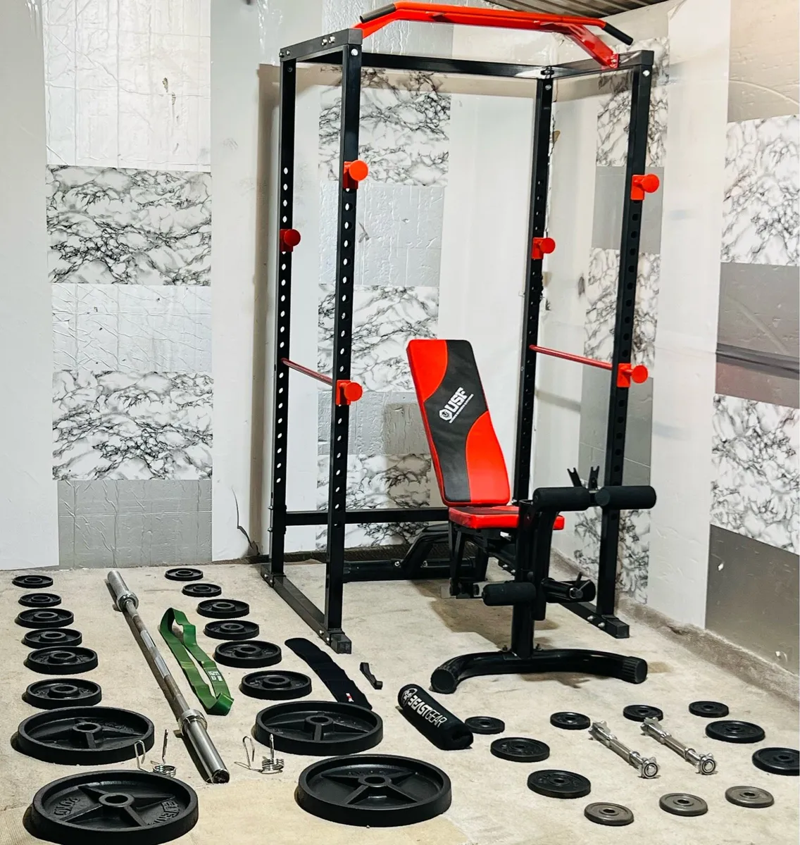 COMPLETE POWER WEIGHTLIFTING HOME GYM SETUP - Image 3