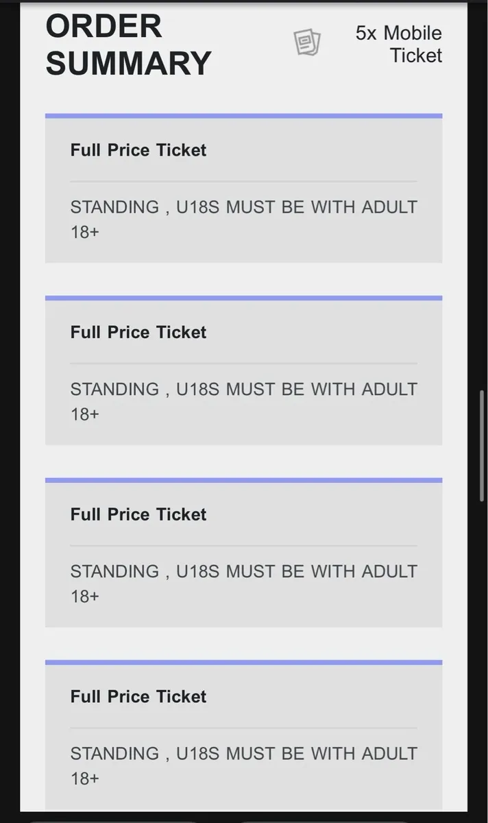 5 Kesha Standing Tickets for Cork 7th of July - Image 1