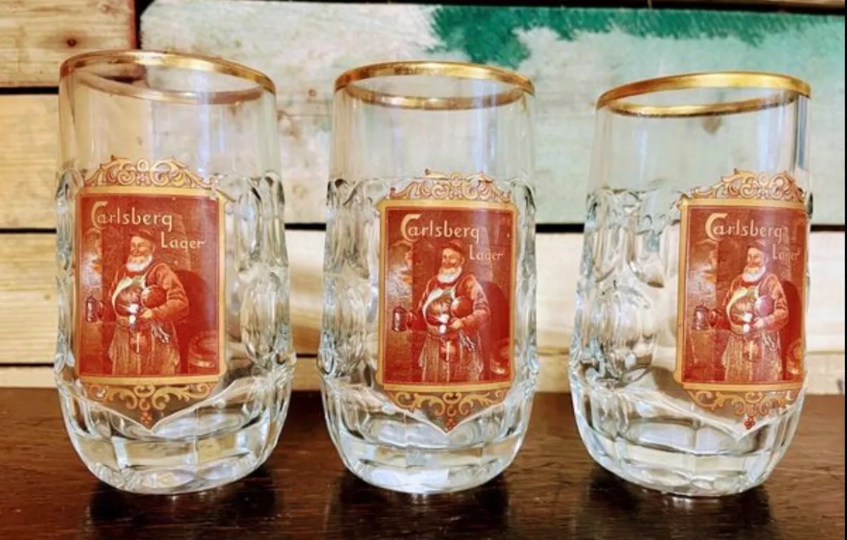 1970s Carlsberg Tankards