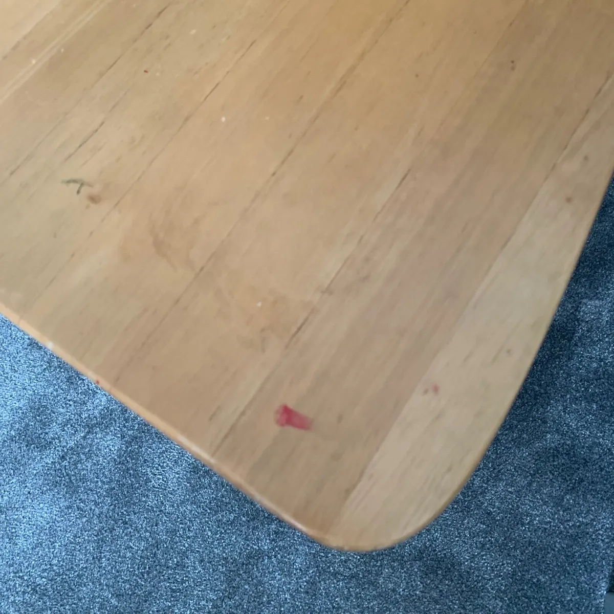 4 x Wooden table chairs - Image 3