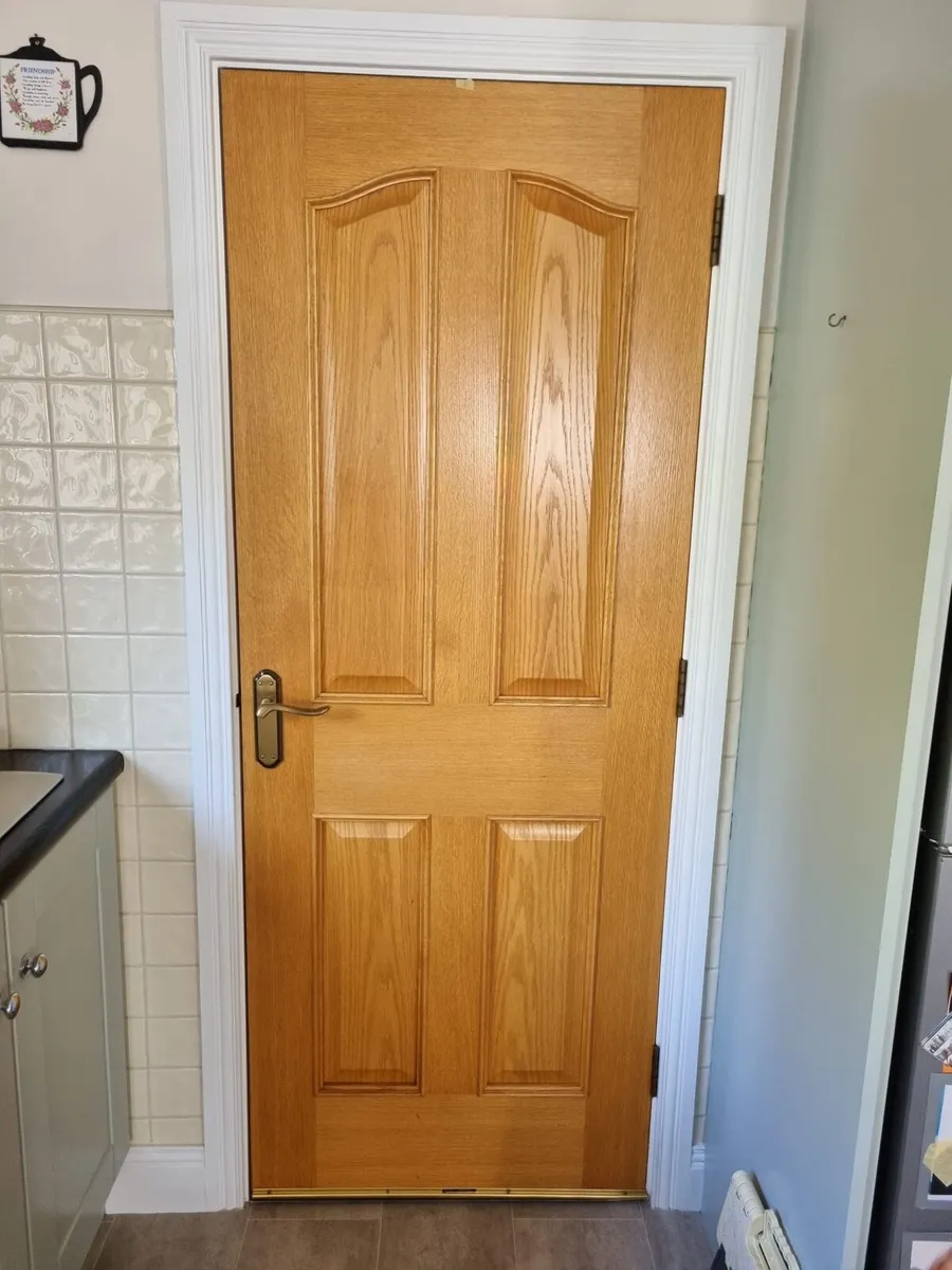 Solid Oak Door 80” x 32”