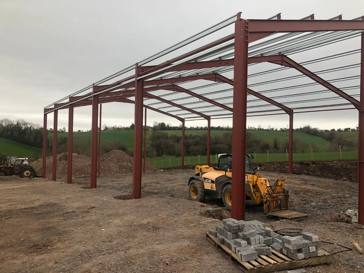 New shed 100ft x 60ft x 20ft eves - Image 2
