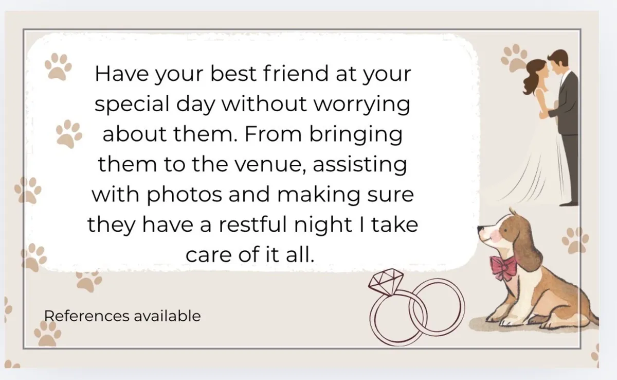 Dog Wedding Chaperone - Image 2