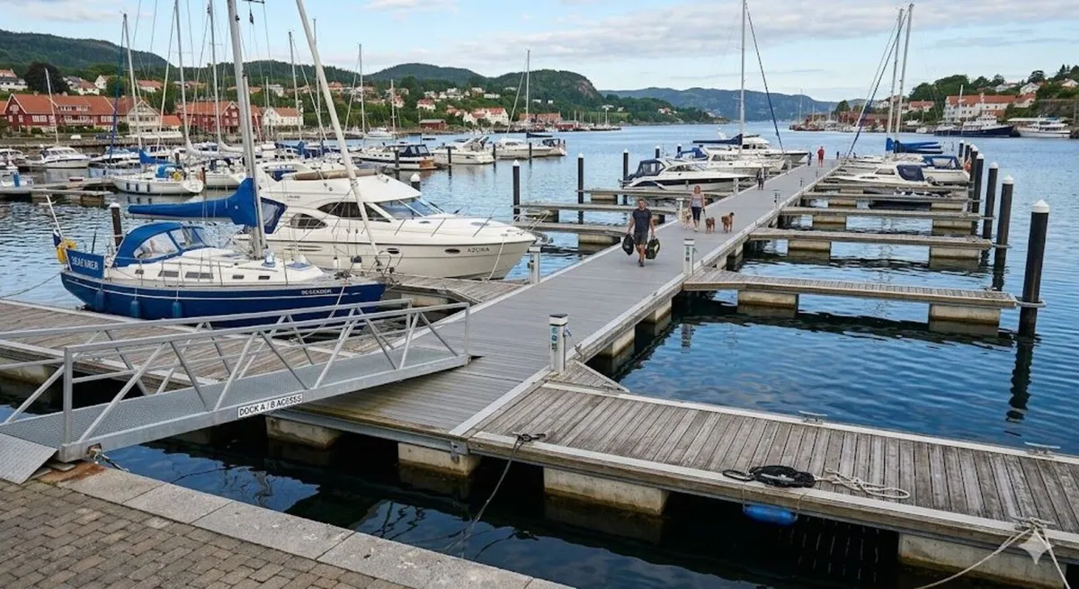 Used floating pontoons, docks, or jetties