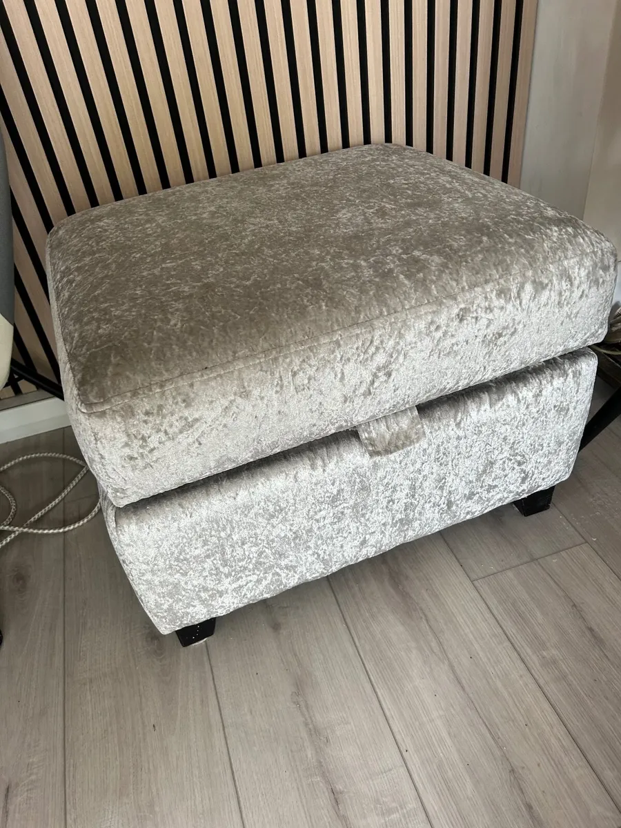 Sofa large corner sliver grey - Image 4