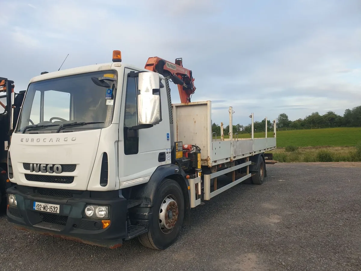 Iveco  180E (auto)  18 ton palfinger crane lorry - Image 4