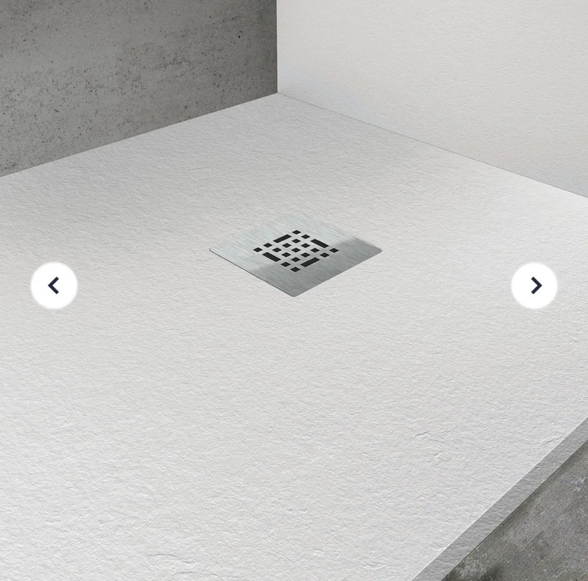 Slim Slate Shower Tray – White (1500 x 900mm) - Image 4