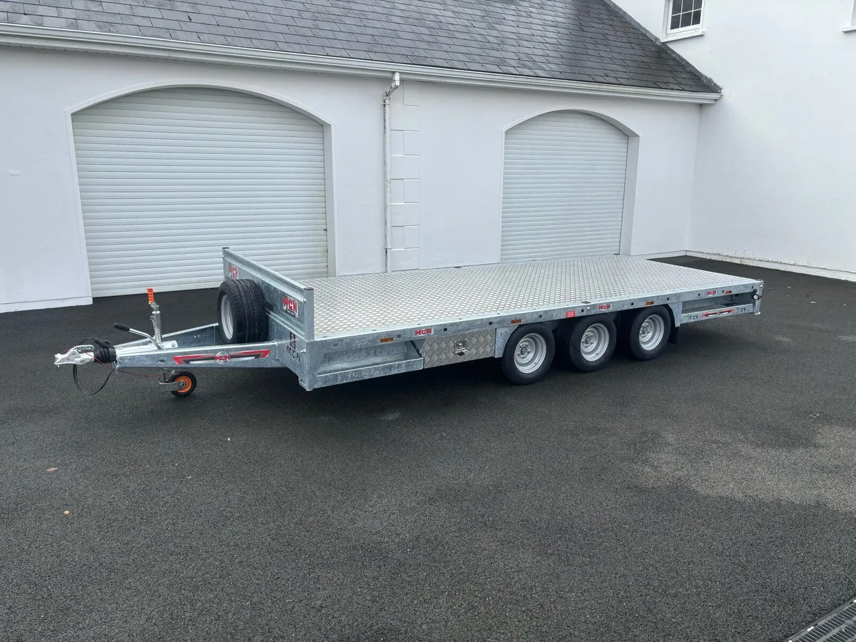 16ft Flatbed builders trailer - Image 2