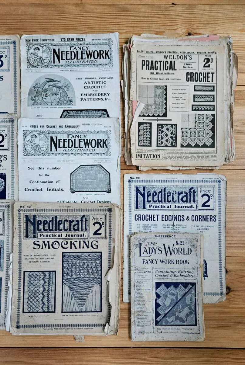 Vintage Needlecraft Magazines-Embroidery Magazines - Image 4