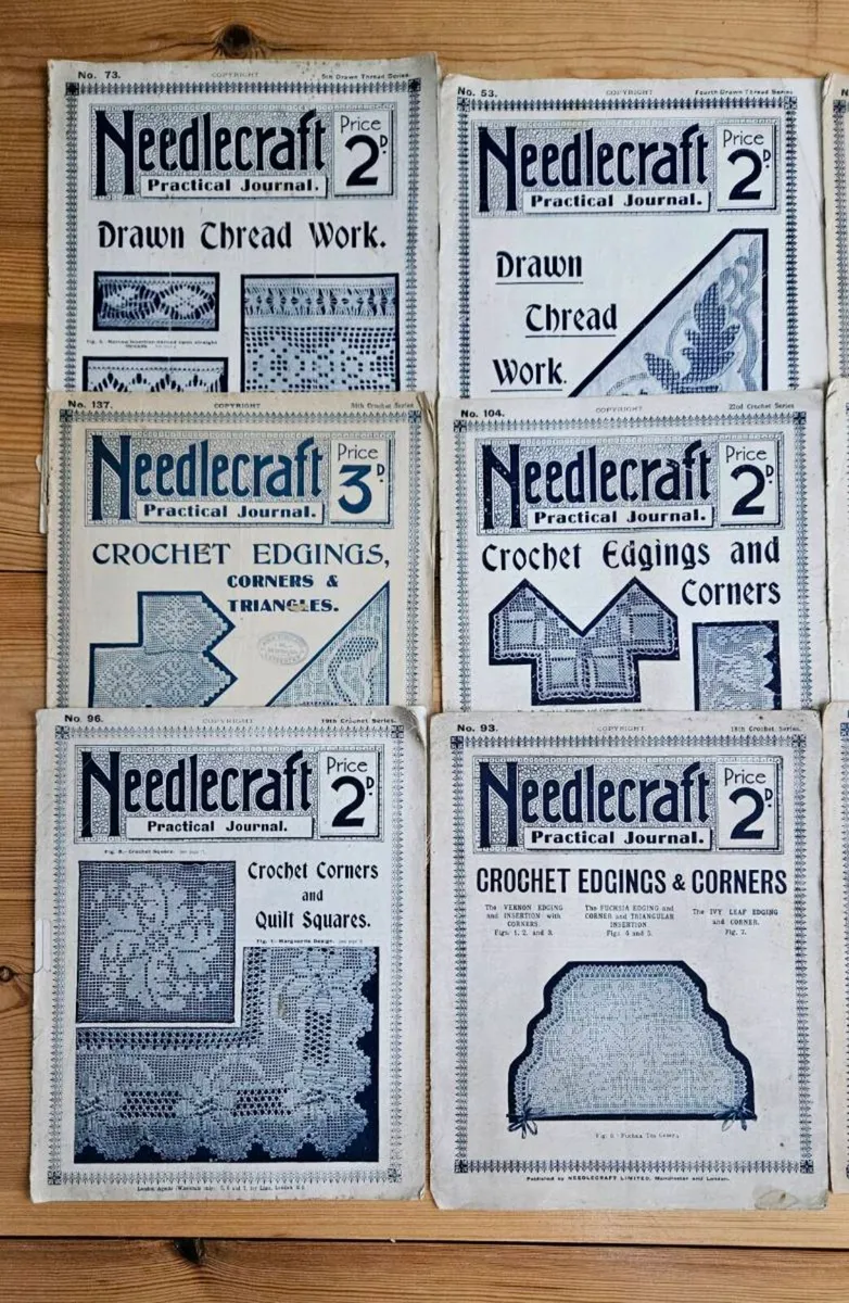 Vintage Needlecraft Magazines-Embroidery Magazines - Image 2