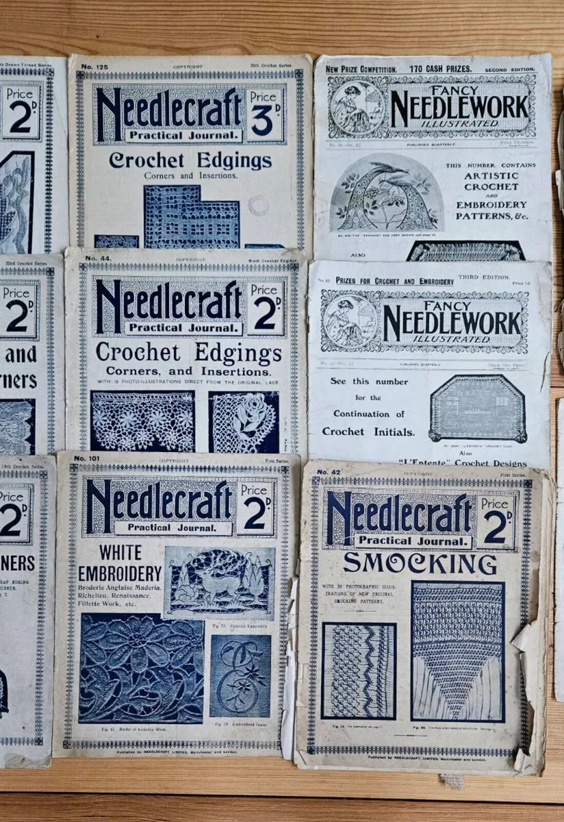 Vintage Needlecraft Magazines-Embroidery Magazines - Image 3