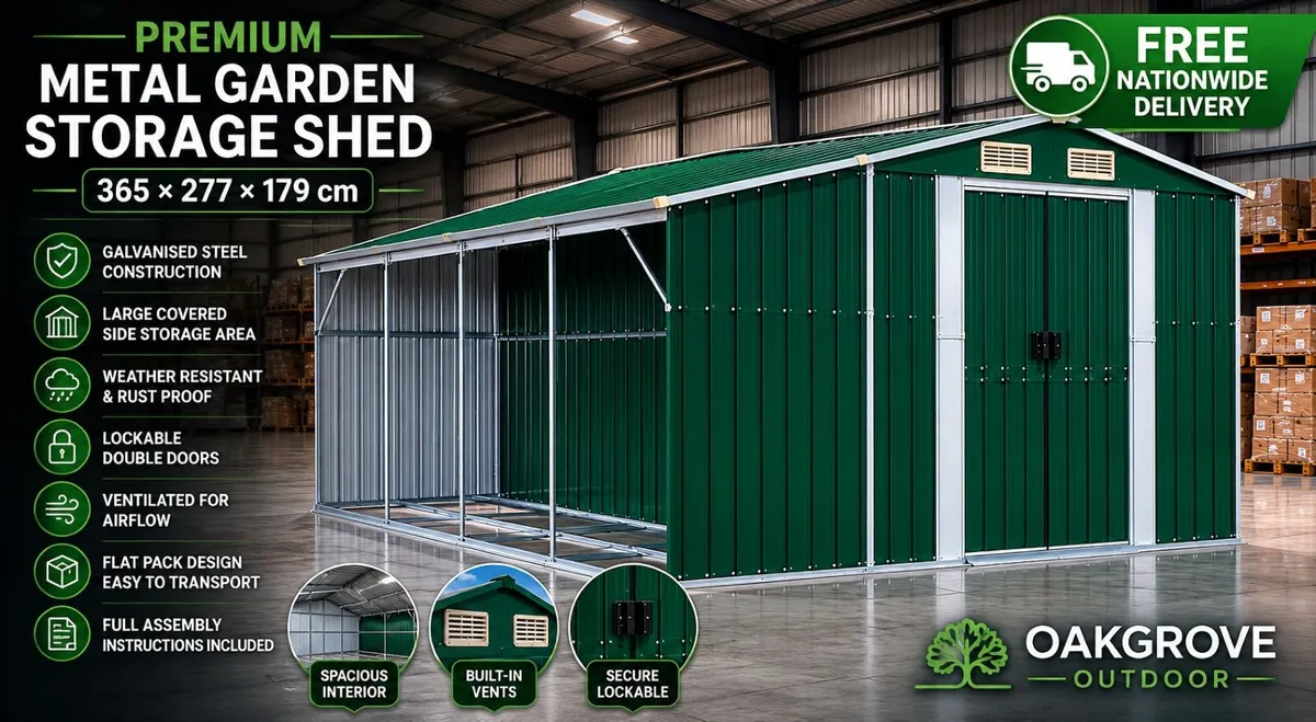 Premium large garden shed free delivery - Image 2