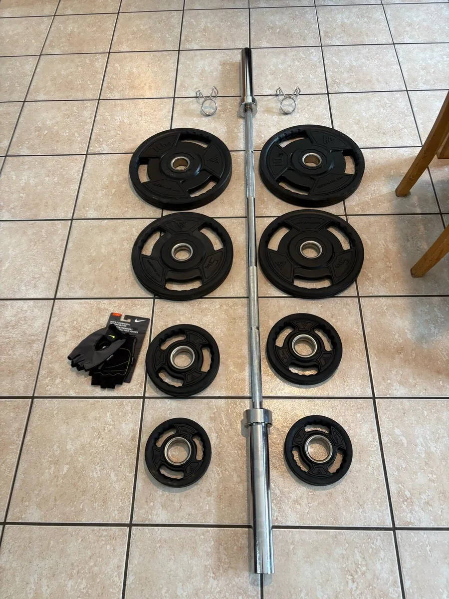 PERFECT URETHANE PRO OLYMPIC WEIGHTS, 6 FT BAR. - Image 1