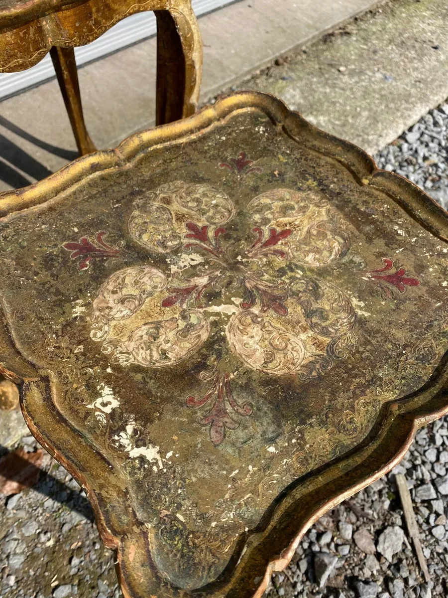 Vintage Italian Florentine Nesting Tables - Image 3
