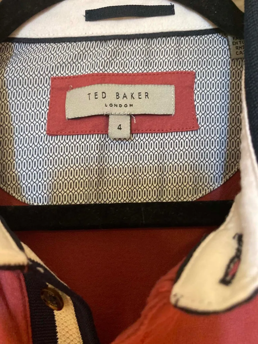 Ted Baker mens Polo shirt (fits like a medium) - Image 4
