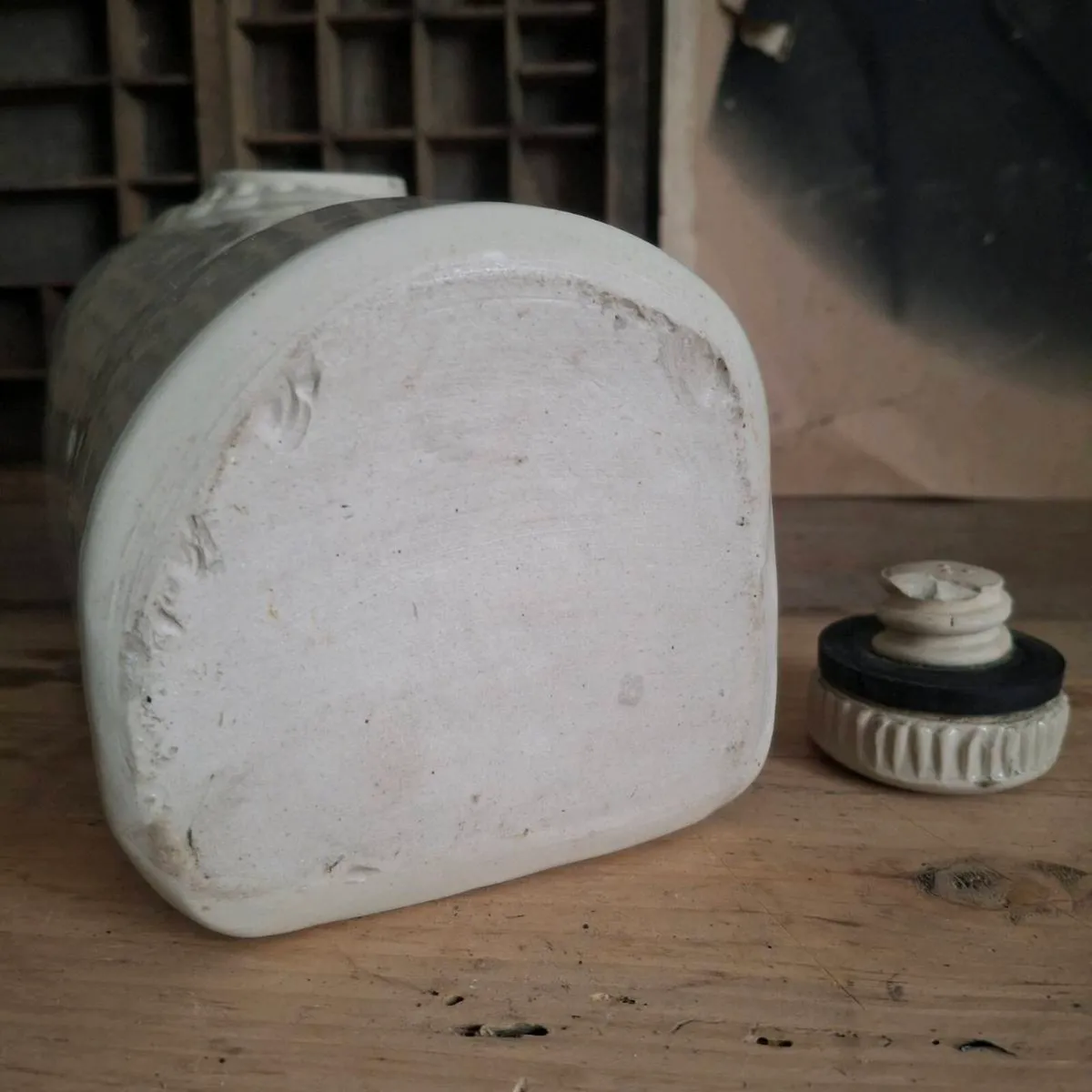 Antique Stoneware Bed Warmer - Image 3