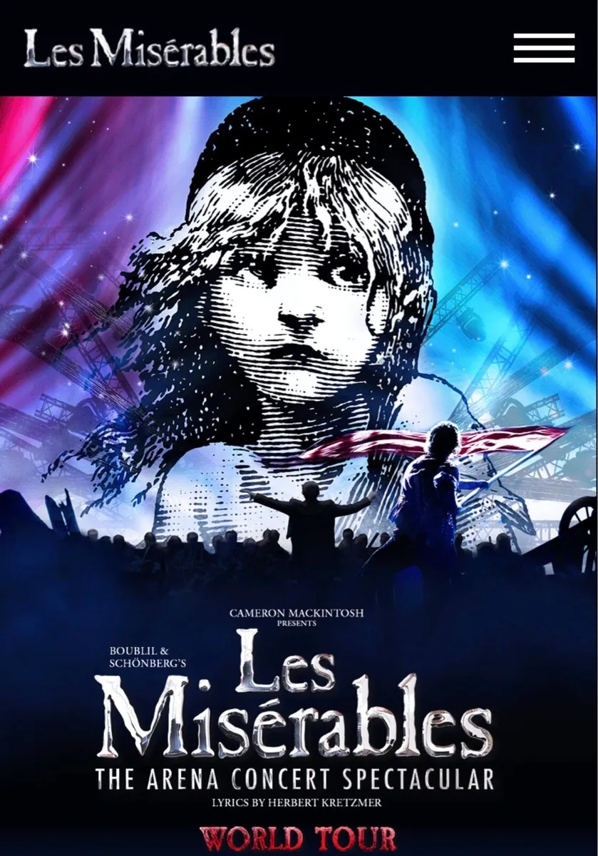 Les Miserables Arena Experience Dublin