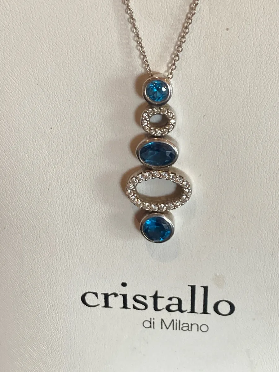 Sterling Silver pendant and chain - Image 1