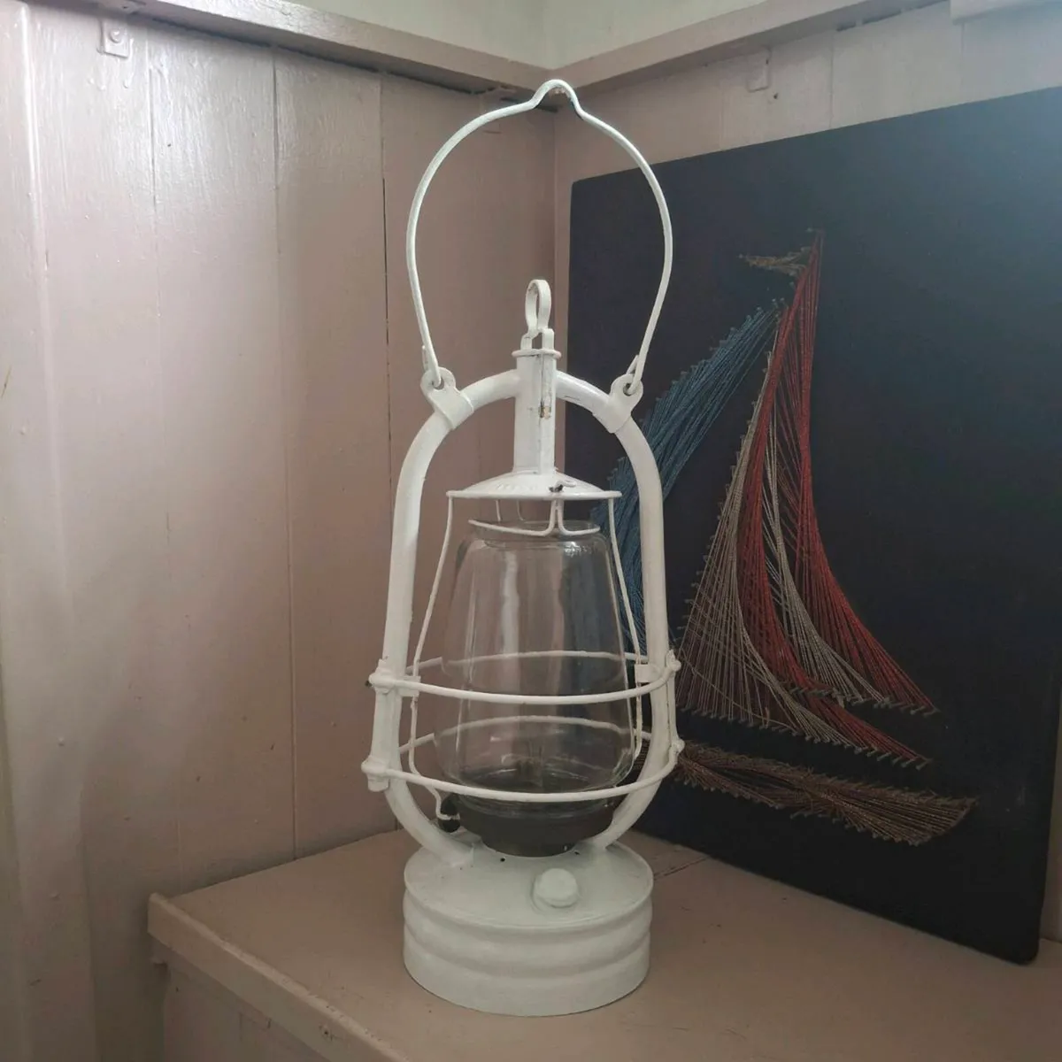 Vintage Hurricane Storm Lamp - Image 1