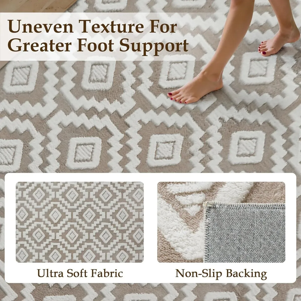 Living Room Area Rug 240x300 cm Machine Washable - Image 2