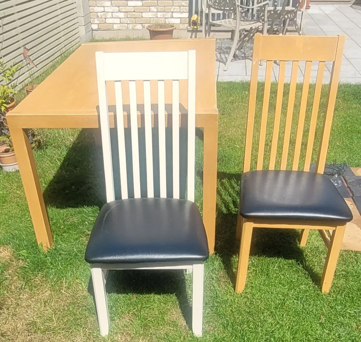 Dining table and chairs - Image 2