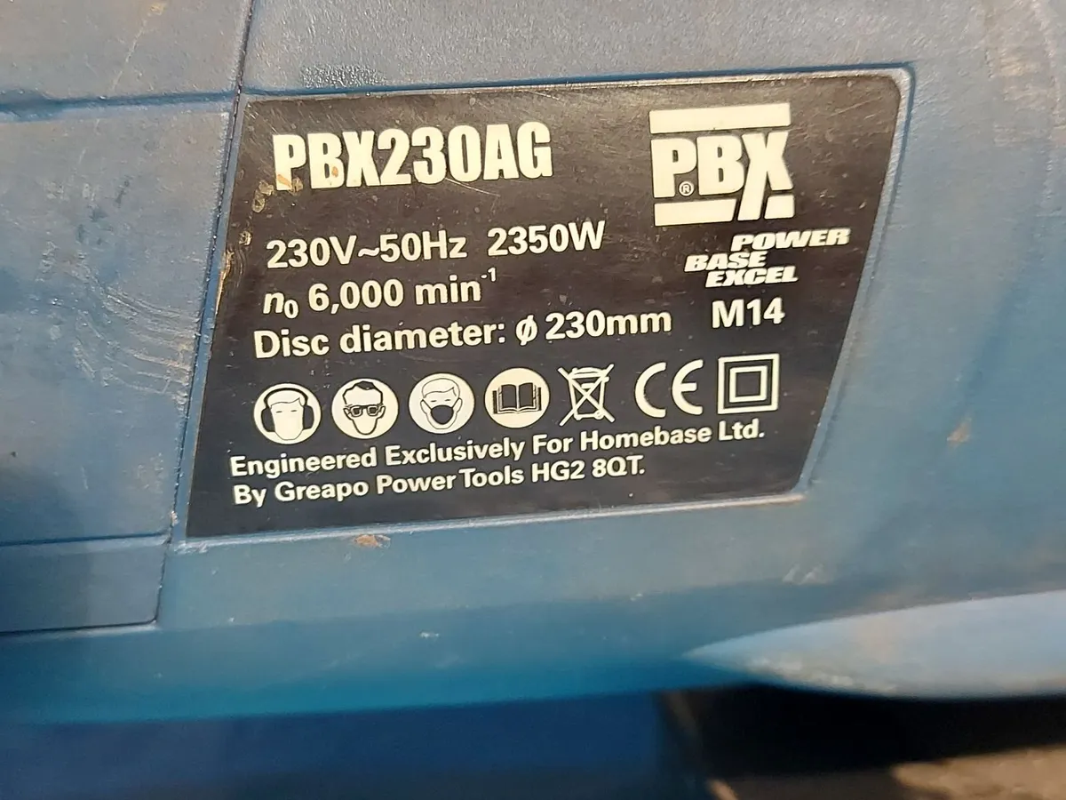 Angle Grinder PBX PowerBase Excel PBX230AG  in BOX - Image 4