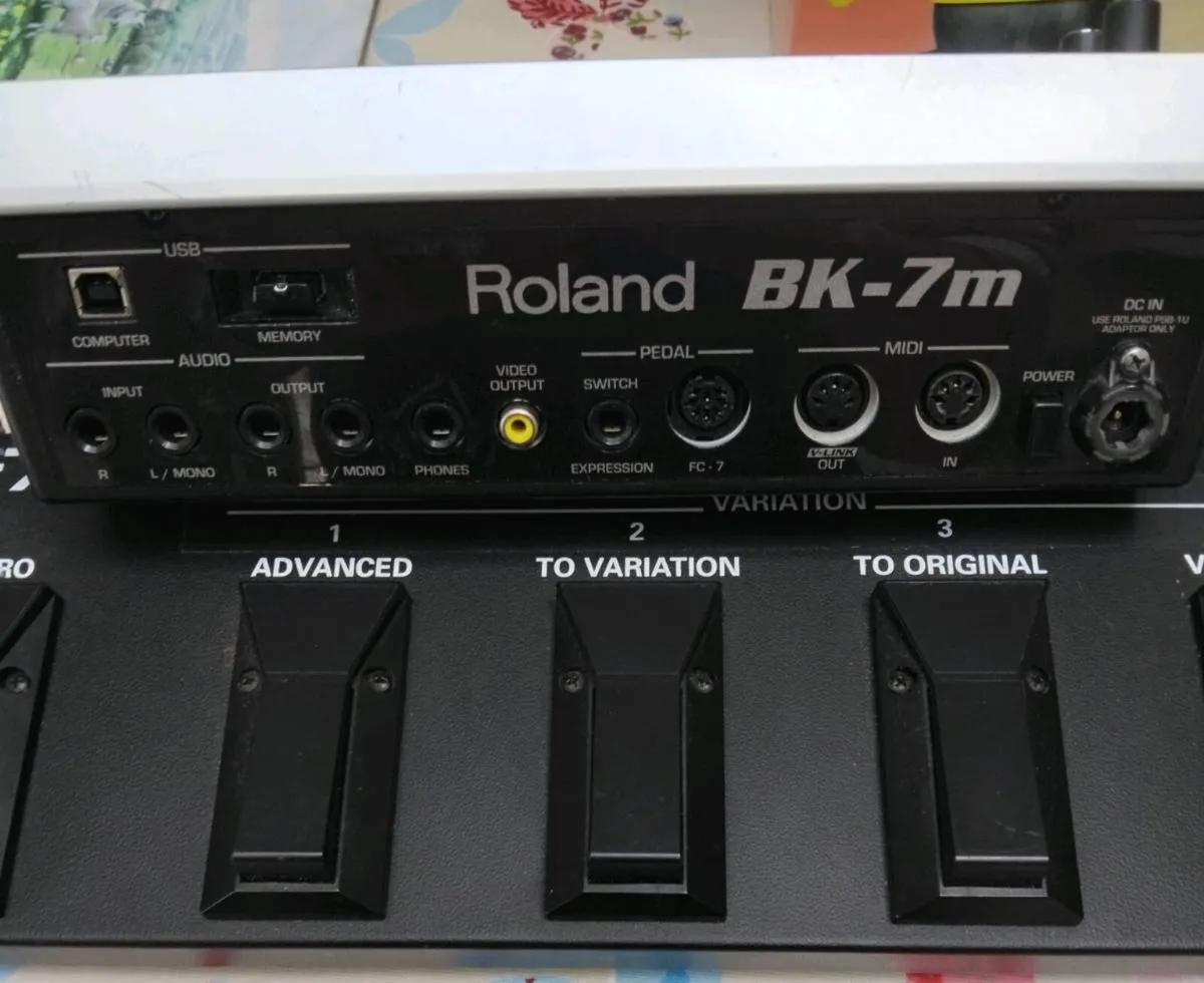 Roland BK7 and pedals - Image 2