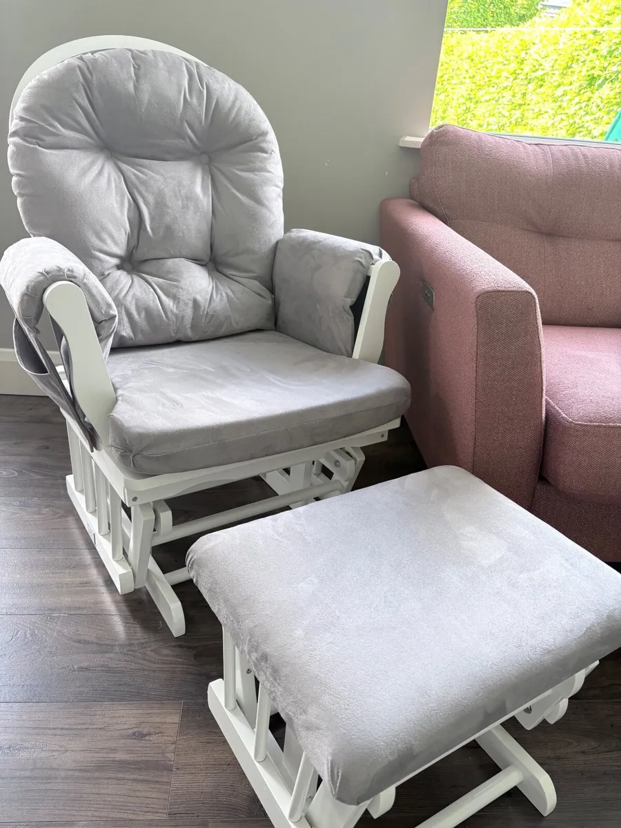 Rocking chair. Babylo Brompton Glider & Footstool